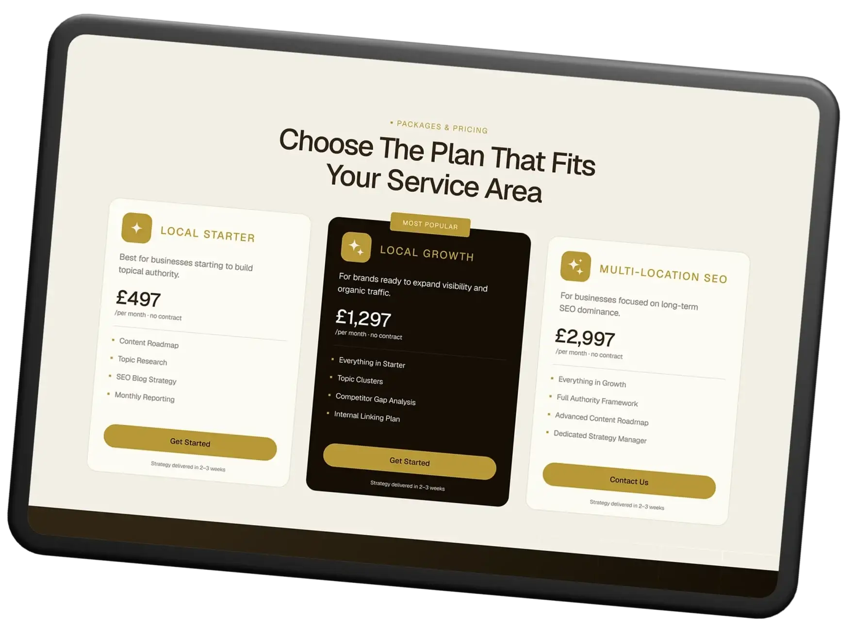 pricing